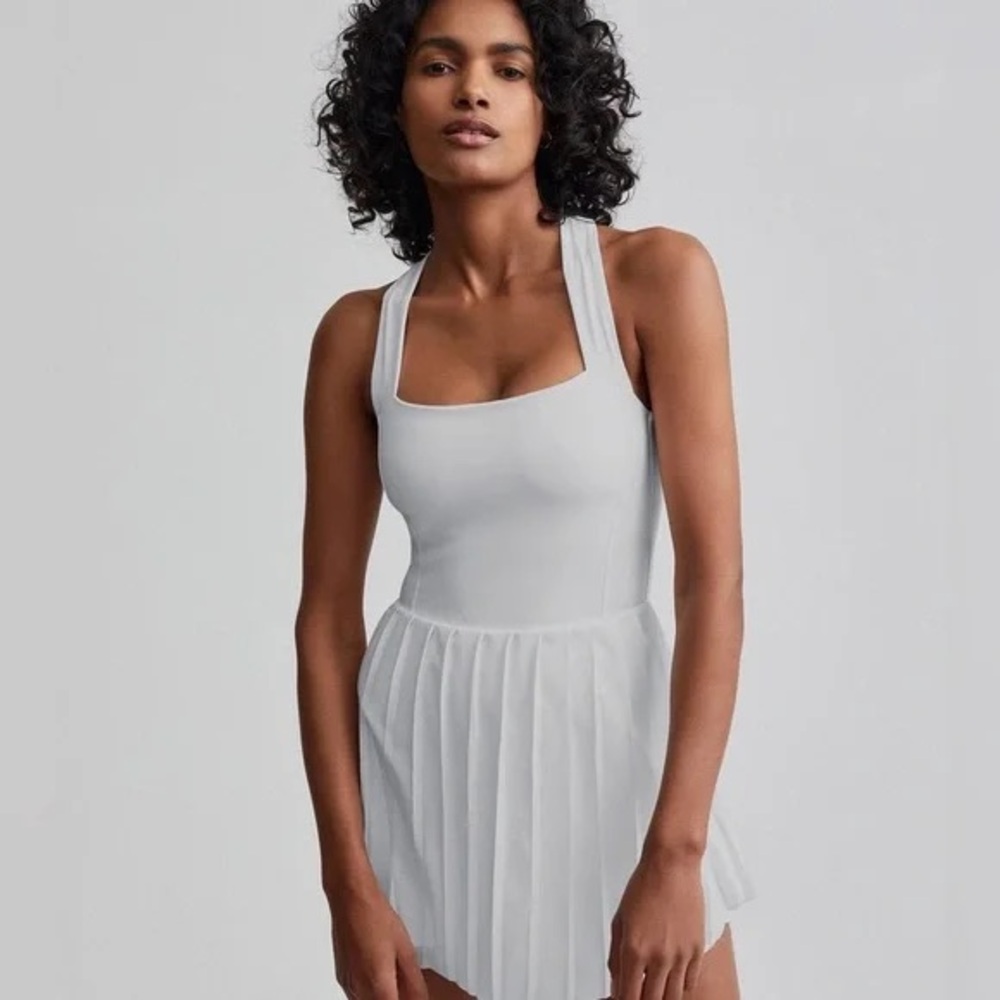 Varley Women's Carina Dress, light gray, M, NWOT